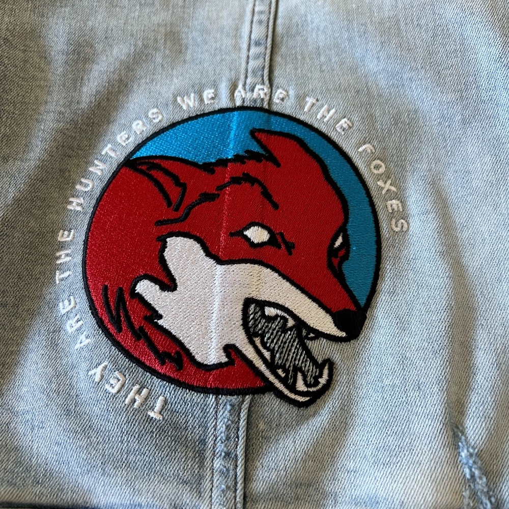 Dickie’s Girl x Taylor Swift “We Are The Foxes” Denim Jean Jacket NEW W/O TAGS